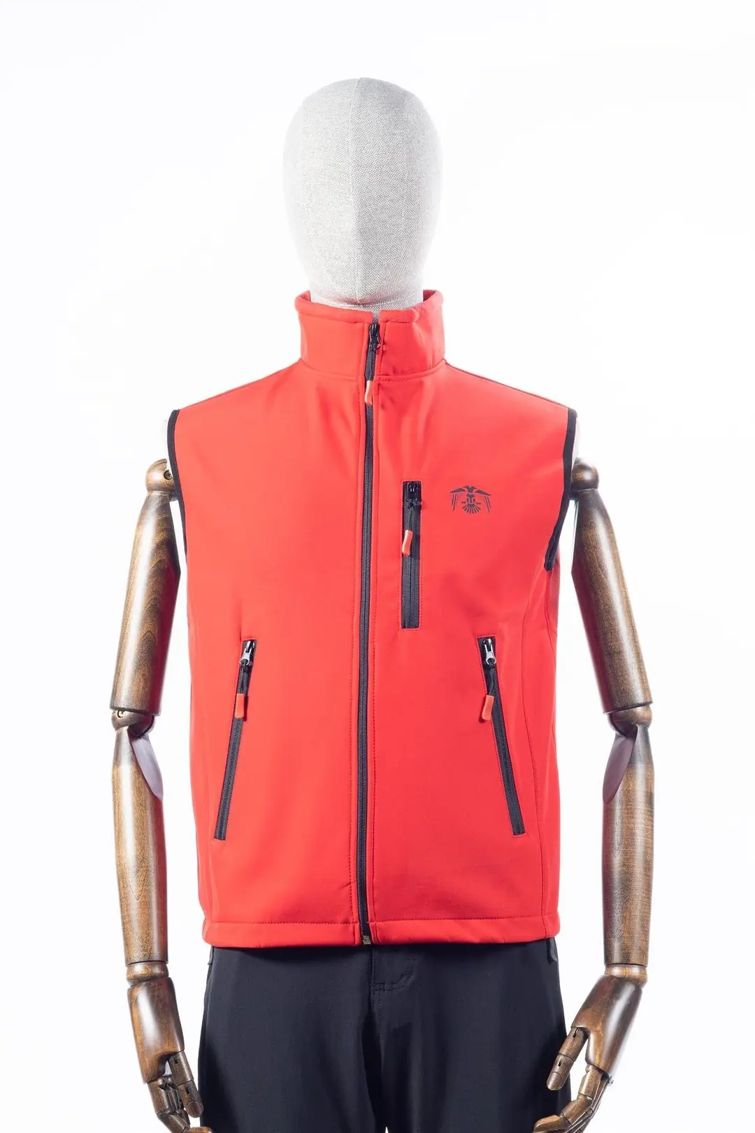 Huğlu Softshell Yelek Fermuarlı Cepli Mevsimlik 2