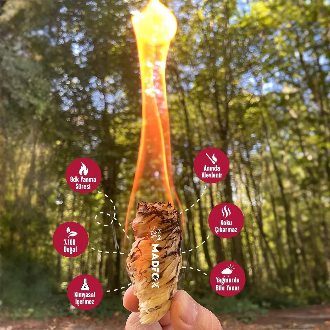 Madfox FireNest Doğal Odun Yünü Tutuşturucu 250 gr 3