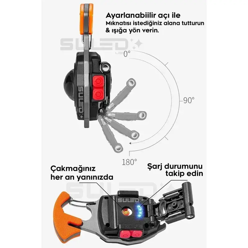 SAFE-KEY Çok Amaçlı Işık “Cebindeki Hayatta Kalma Kiti”  8