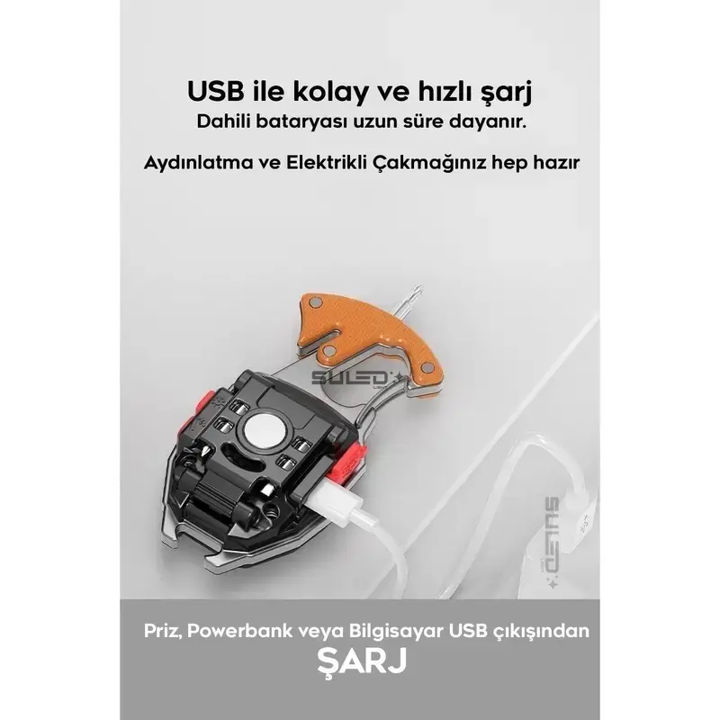 SAFE-KEY Çok Amaçlı Işık “Cebindeki Hayatta Kalma Kiti”  4