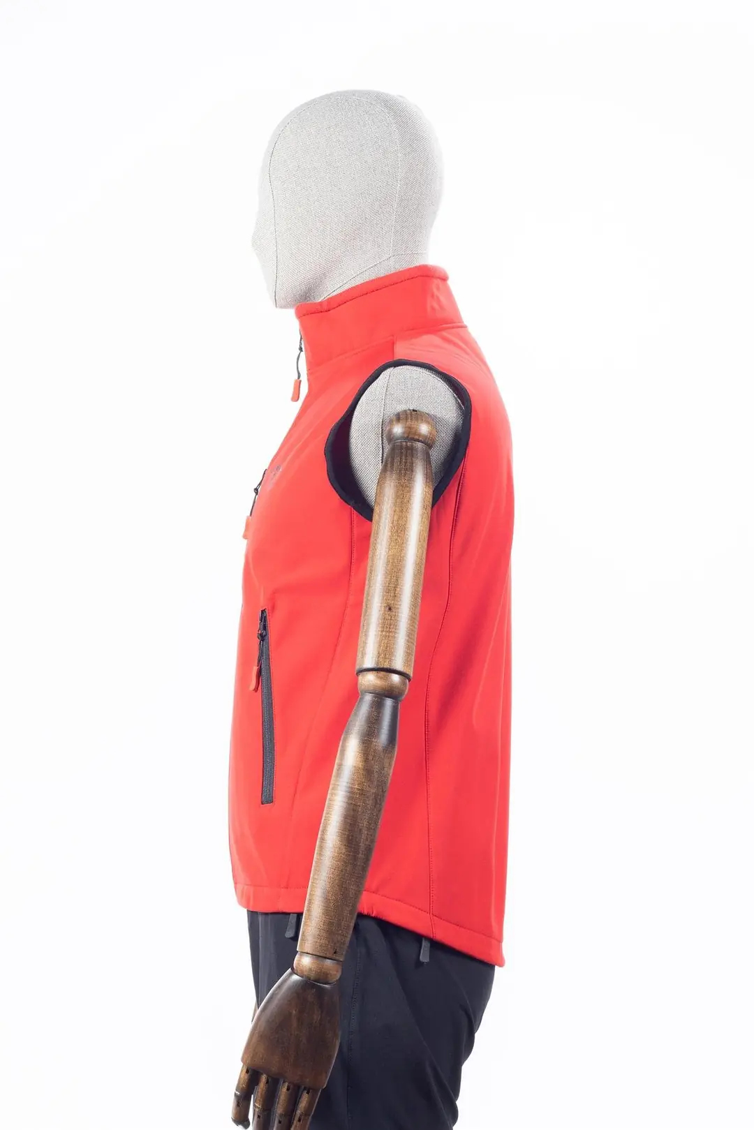 Huğlu Softshell Yelek Fermuarlı Cepli Mevsimlik 3