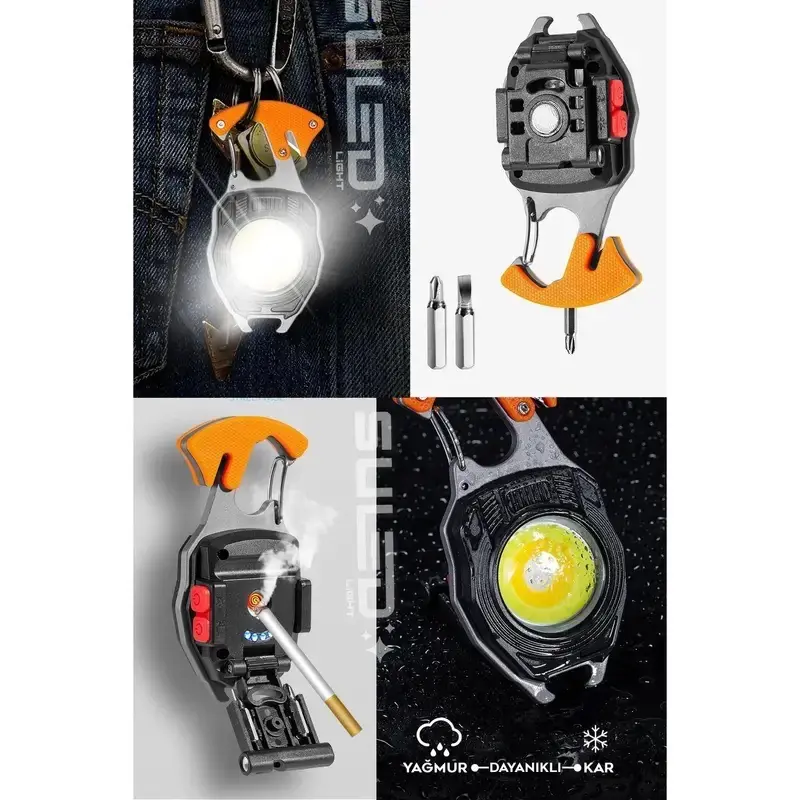 SAFE-KEY Çok Amaçlı Işık “Cebindeki Hayatta Kalma Kiti”  7