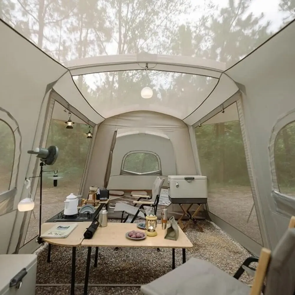 Naturehike Glamping Cloud Vessel 4 Kişilik Hızlı Kurulum Tünel Çadır 5