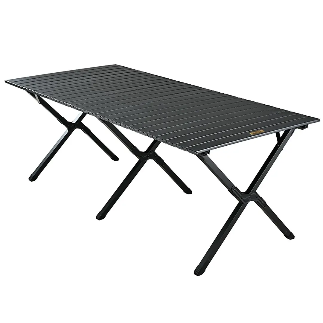 CAMPFESTO Campmaster Black Katlanabilir Kamp Masası 150x70 cm