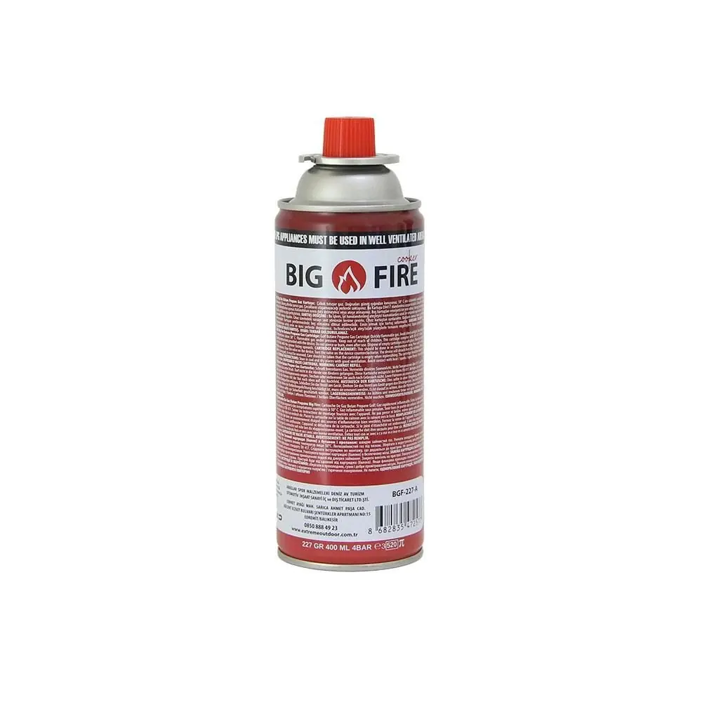 Big Fire 227 Gr Gaz Kartuşu Kamp Tüpü 3