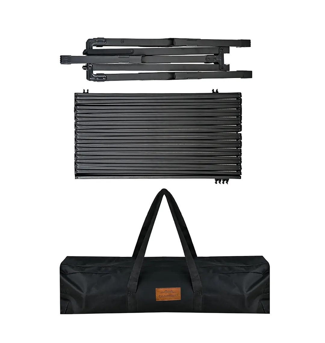 CAMPFESTO Campmaster Black Katlanabilir Kamp Masası 150x70 cm 6