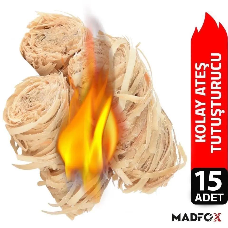 Madfox FireNest Doğal Odun Yünü Tutuşturucu 250 gr 8
